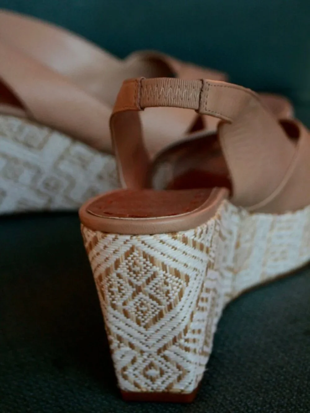 Tahari Neutral Wedge Sandals - Size 10 (NWOT)